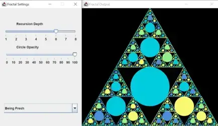 image of fractal generator at 6 depth