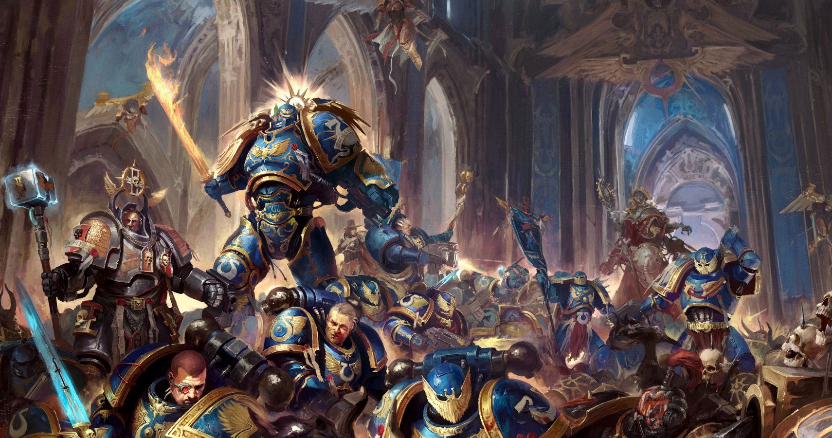 the big G leading his Ultramarines